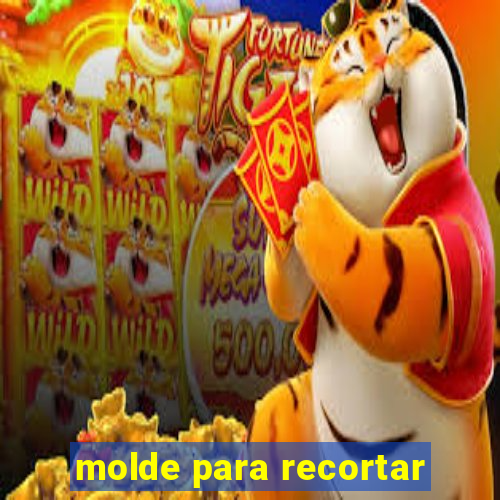 molde para recortar